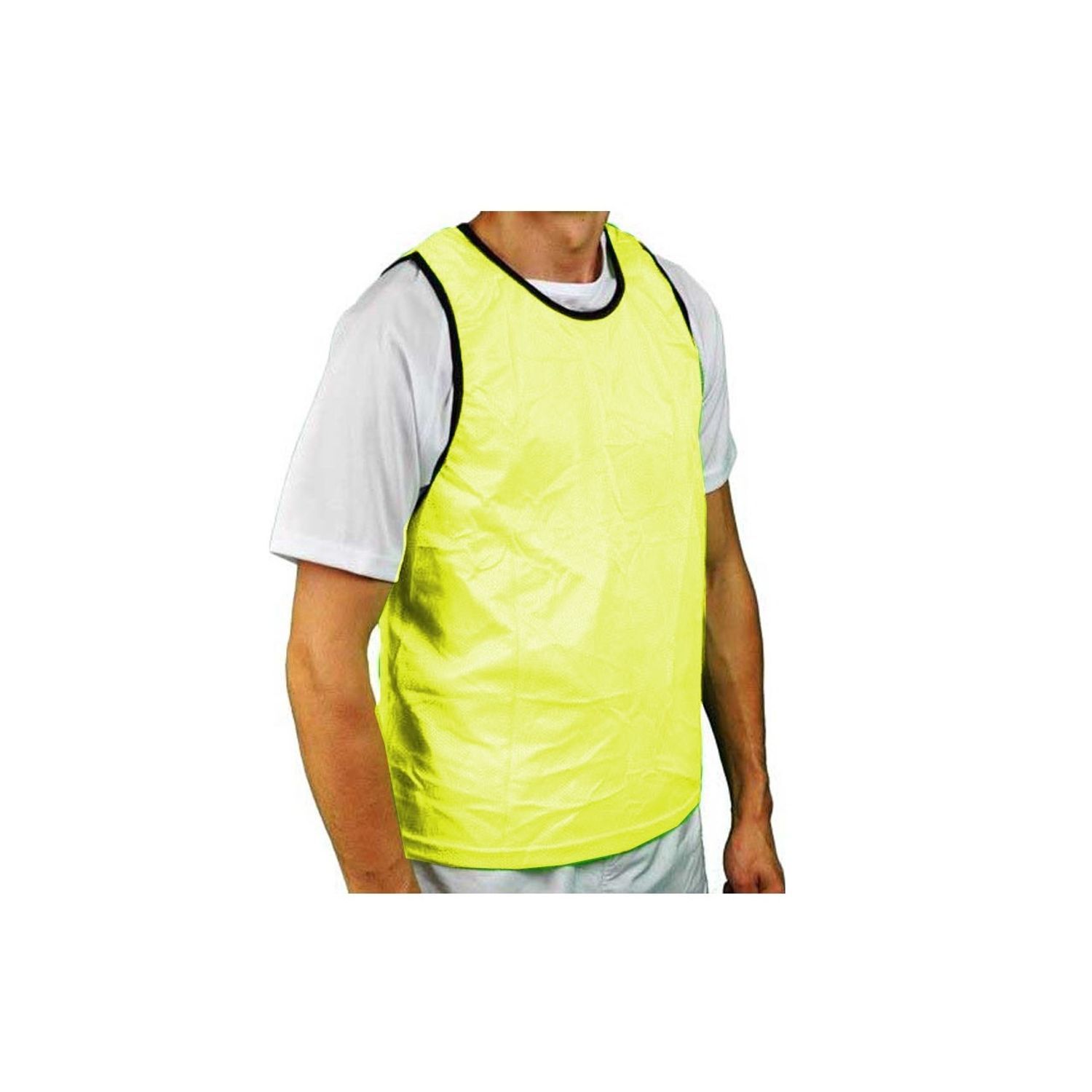 Precision Childrens/Kids Reversible Mesh Training Bib - Yellow/Royal Blue