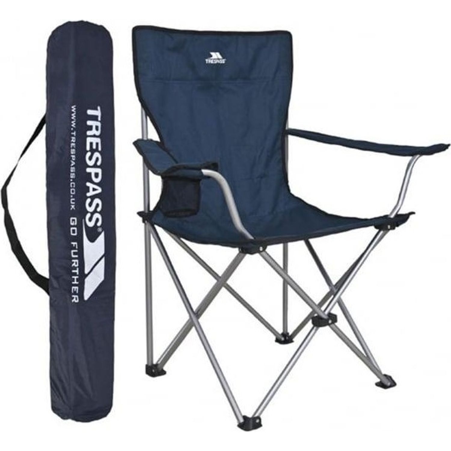 Trespass Settle Folding Chair - Navy