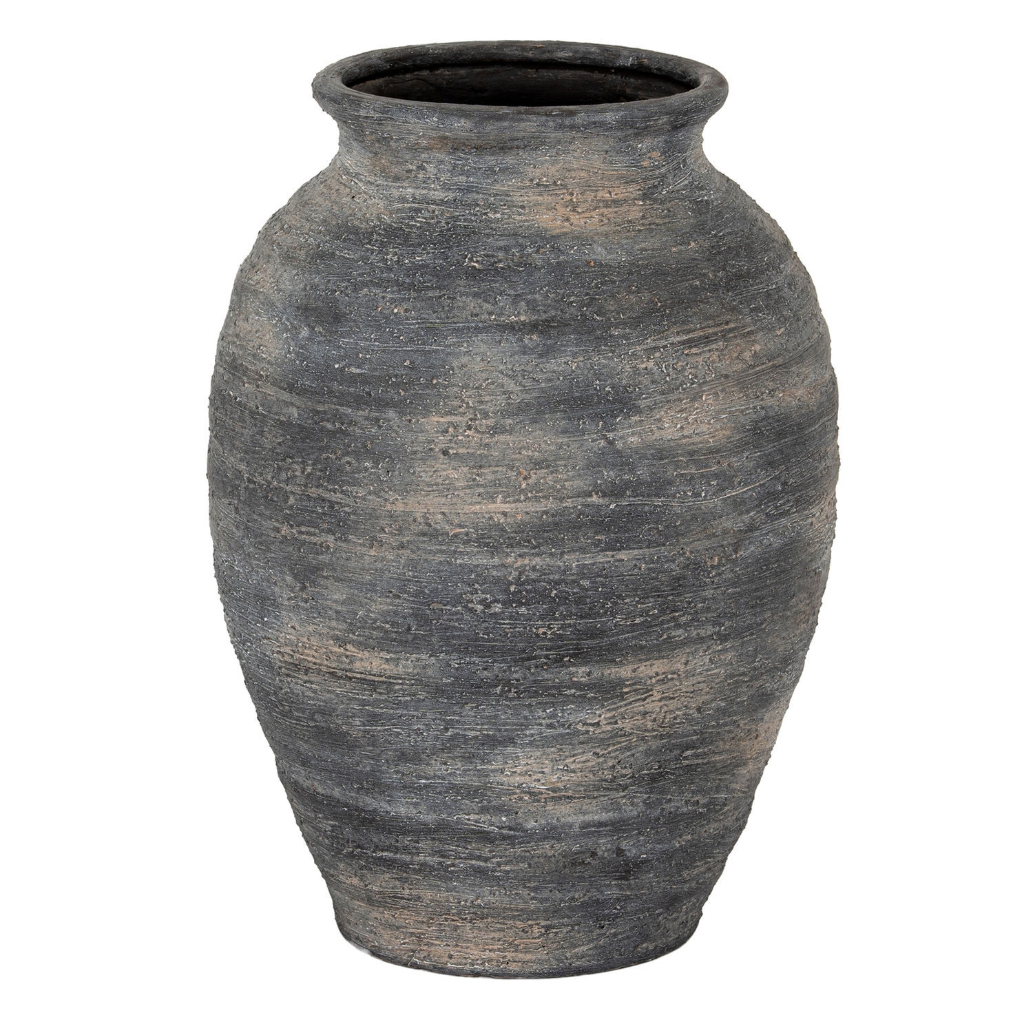 Hill Interiors Marra Olpe Vase - Black/Grey