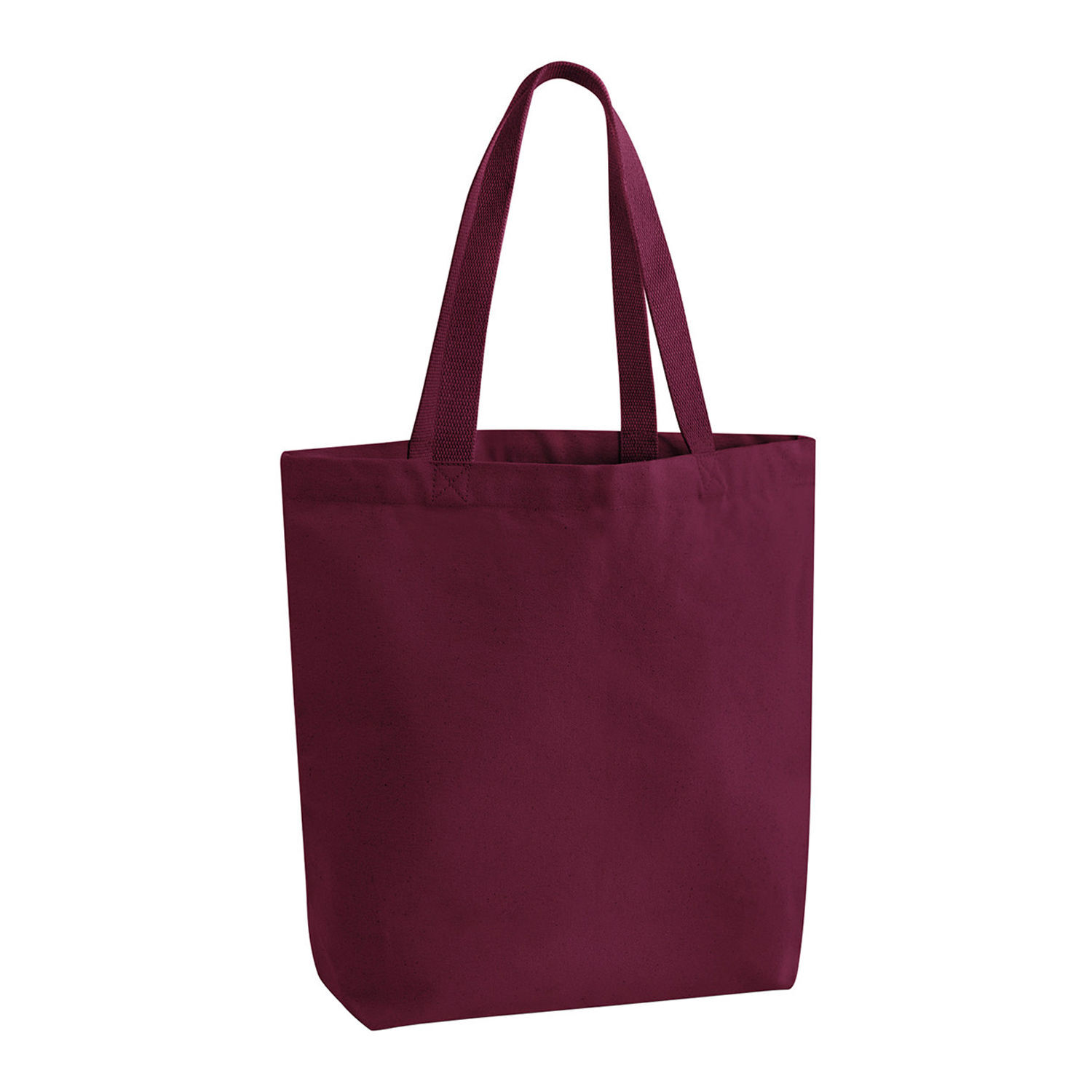Westford Mill Canvas Heavyweight 30L Tote Bag - Burgundy