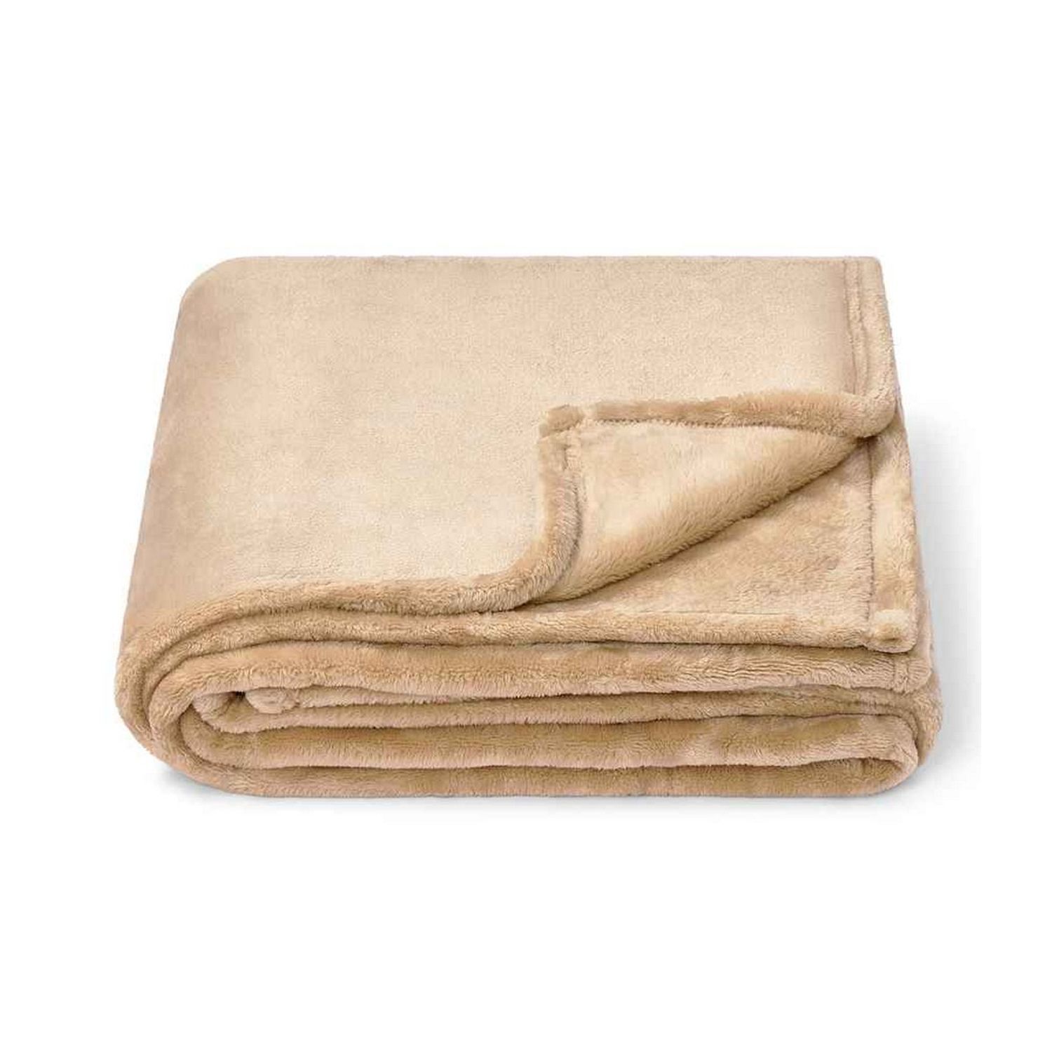Brand Lab Fleece Blanket - Camel