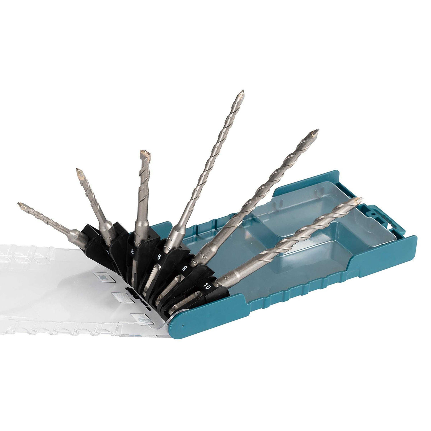 Makita Sds Drill Bit Set (Pack Of 6) - Silver