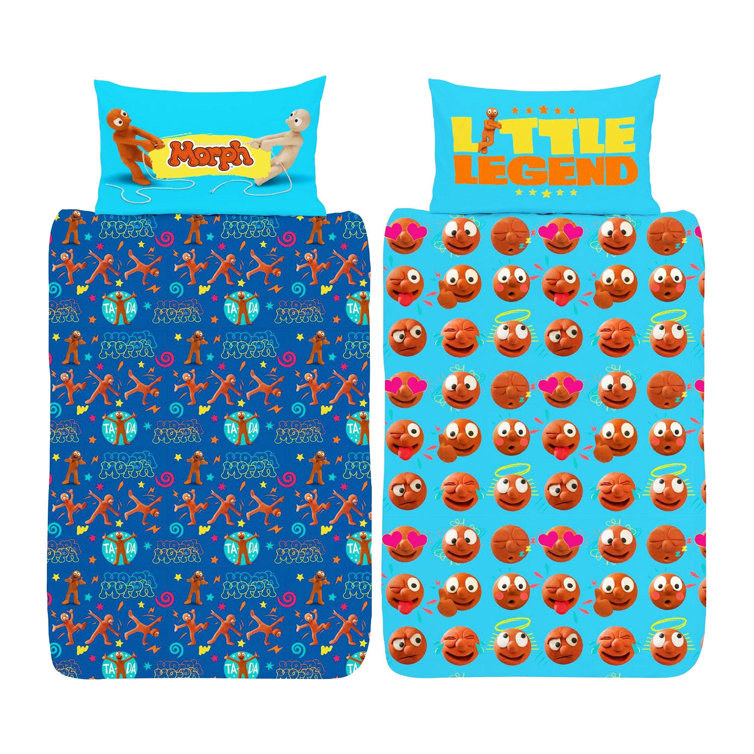 Morph Duvet Set (Pack Of 2) - Multicoloured / Single