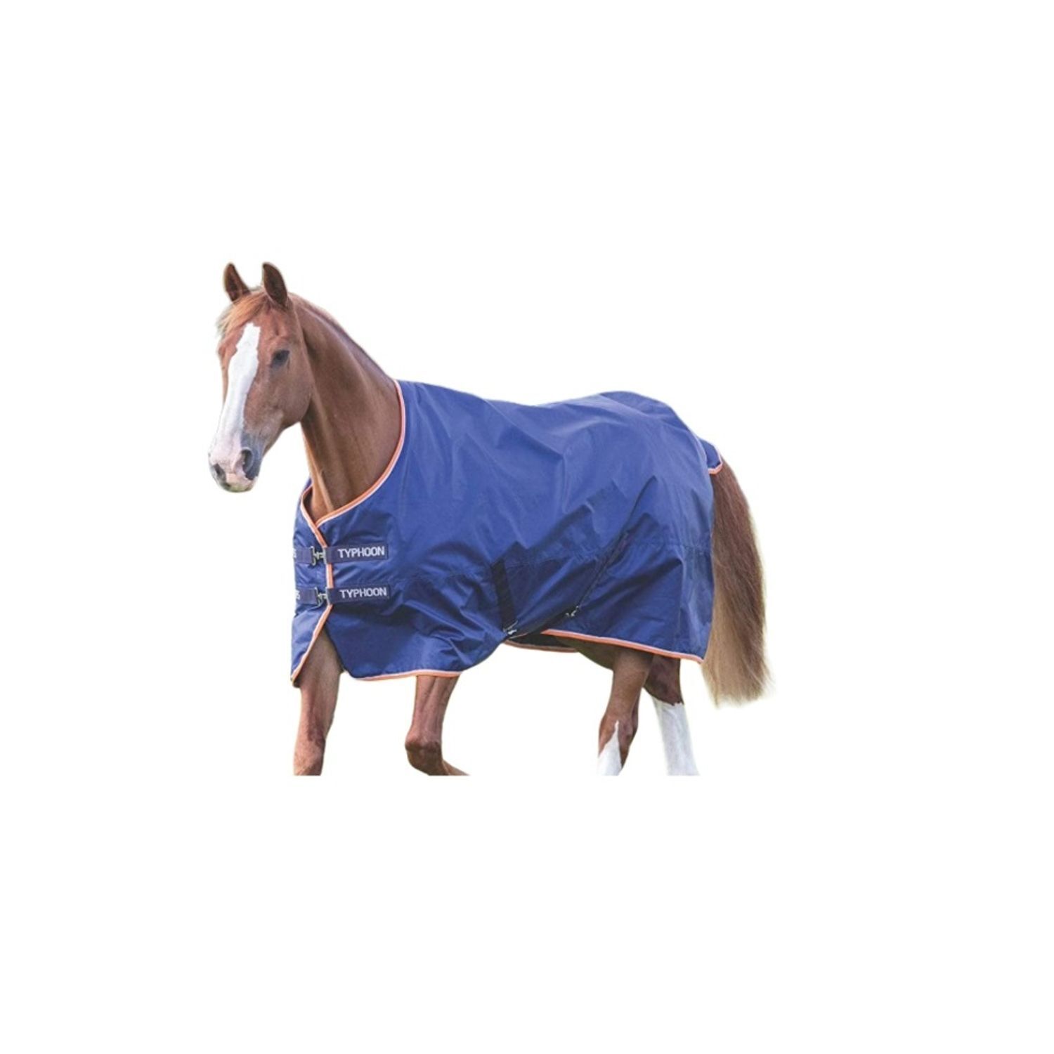 - Tempest Typhoon Horse Turnout Rug Navy (6.6Ft) - Image 2