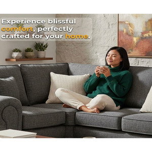 Wilcot 1C2/2C1 Corner Sofa (Lisbon Grey)