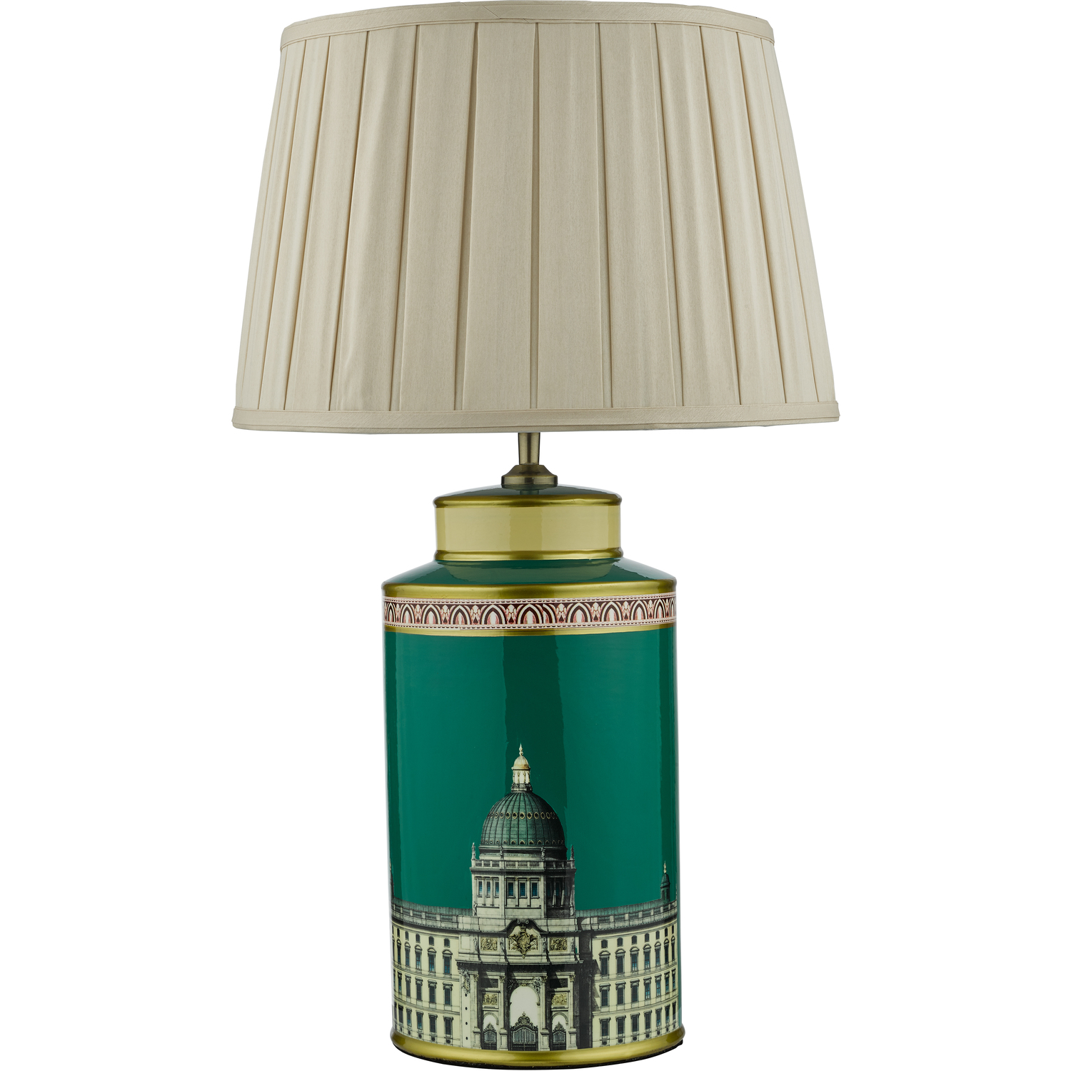 Dar Prospect Ceramic Table Lamp Teal Base Only
