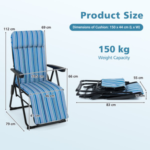 Foldable Sun Lounger Recliner