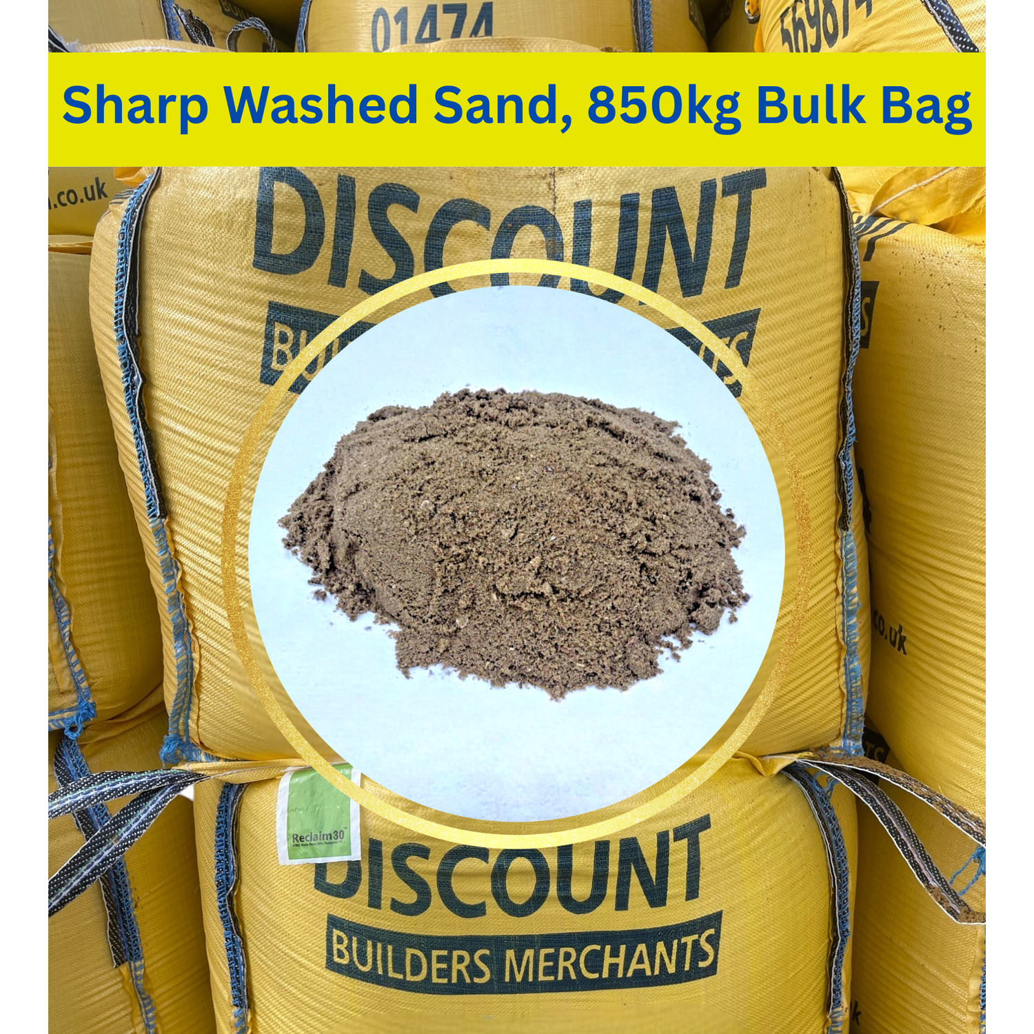 Bulk Bag Sharp Washed Sand Free LOCAL Delivery/collection Northfleet - Image 2