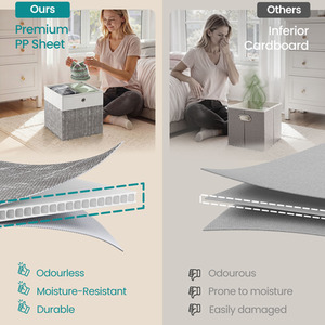 6 Foldable Fabric Storage Cubes