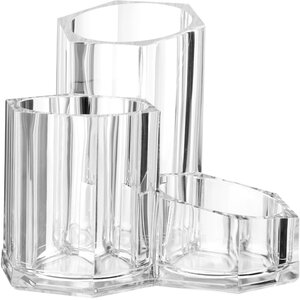 Beauty Clear 3 Compartment Cosmetics Organiser
