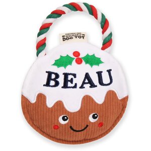 Pre-personalised Christmas Dog Toy Gift - Over 80 Titles - Beau