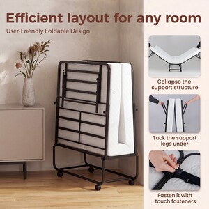 Folding Bed With Mattress