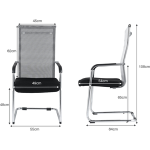 Set of 2 Office Guest Chairs