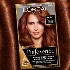 L'Oreal Paris Preference 6.45 Intense Copper Auburn Permanent Hair Dye
