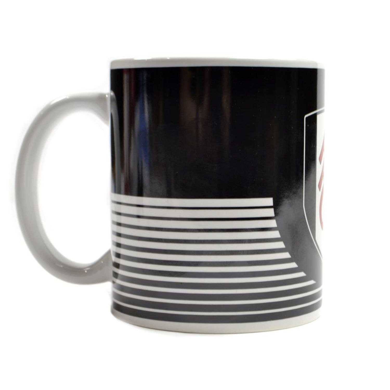 Fulham Fc Crest Mug - Black/White
