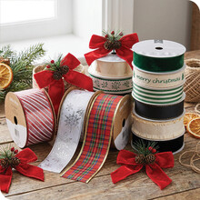 ribbons bows christmas