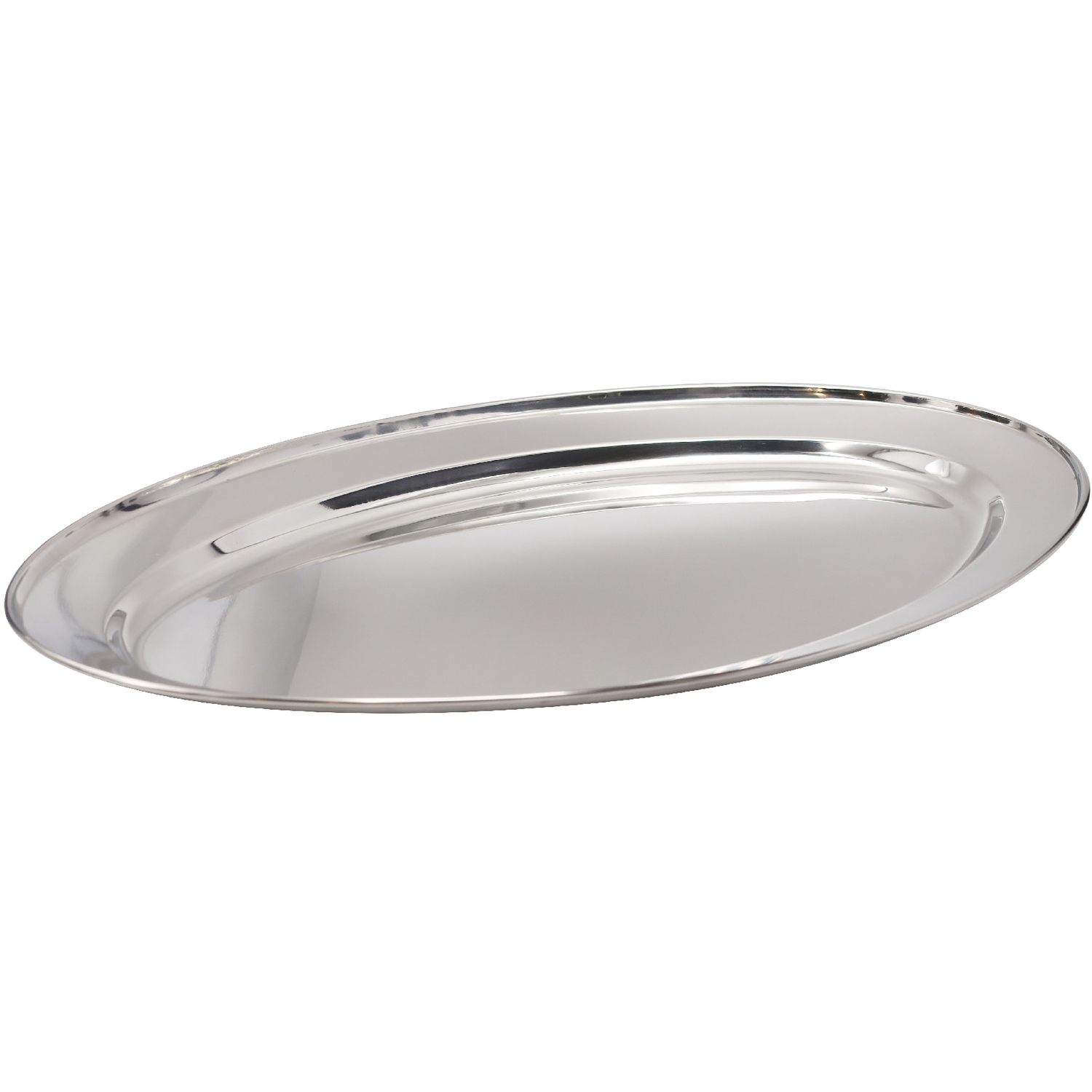Image of Buckingham Oval Platter Serving Tray Stainless&hellip;