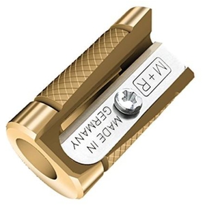 Castor Brass Pencil Sharpener - Extra-Long Tip German Precision