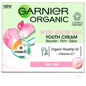 Garnier Organic Rosy Glow 3 in 1 Youth Cream 50ml