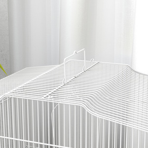 PawHut Bird Cage with Perches Food Bowls for Small Birds D10 018V03BU