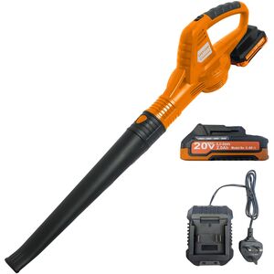 Cordless Leaf Blower 20V with Battery & Charger, 216km/h Air Speed, 1.6kg Lightweight