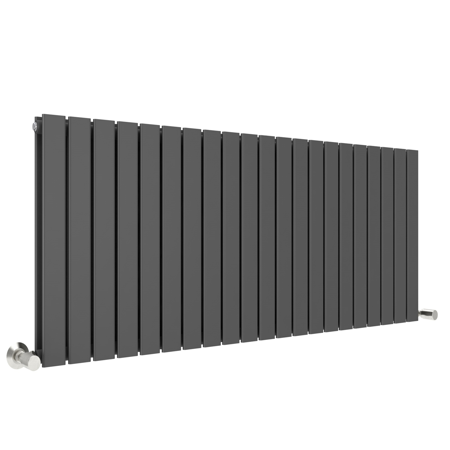 Mcc Direct Anthracite Double Flat Panel Vertical Radiator 600X1428mm