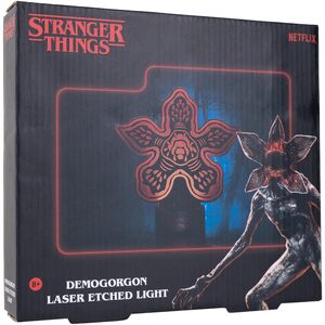 Stranger Things Demogorgon Laser Etched Light ¿ Officially Licensed LED Lamp with Eerie Red...
