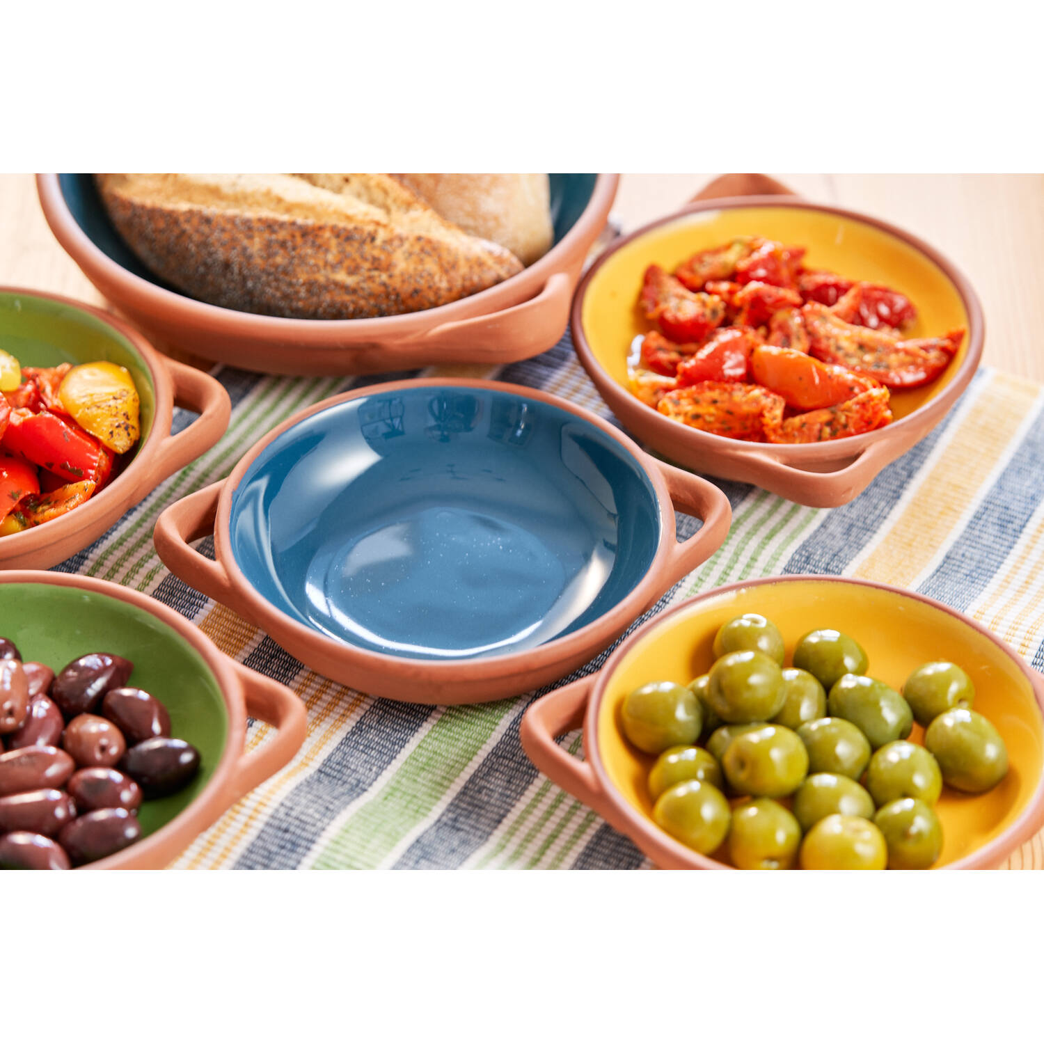 Image of Dexam Sintra Small Glazed Terracotta Tapas&hellip;