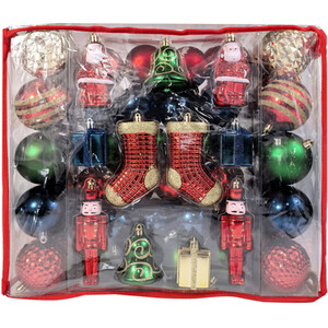 Set of 106 Timeless Christmas Baubles