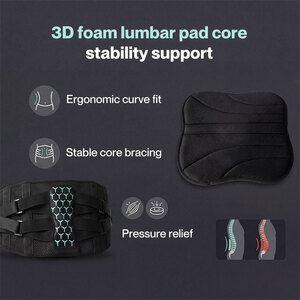 Back Support Belt Lower Back Pain Relief Breathable 3D Lumbar 7 Stays