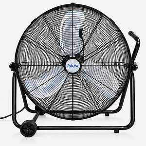 Futura 26 Inch Black Floor Fan