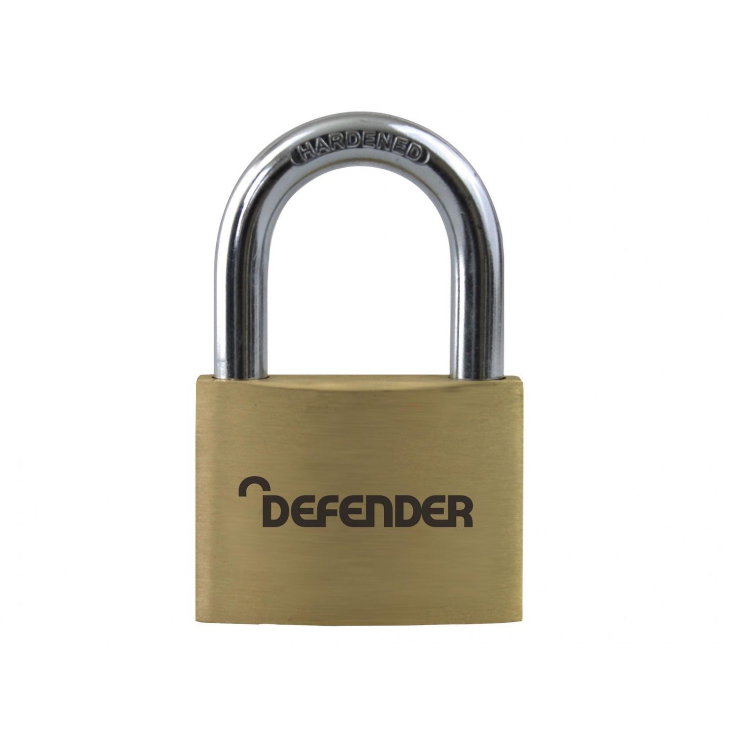 Defender Brass Padlock D - Multi Colour
