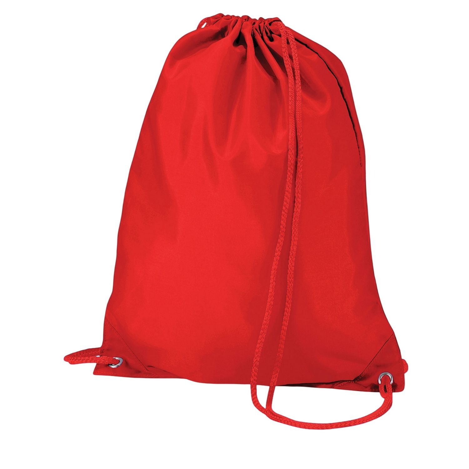 Quadra Drawstring Bag B - Bright Red