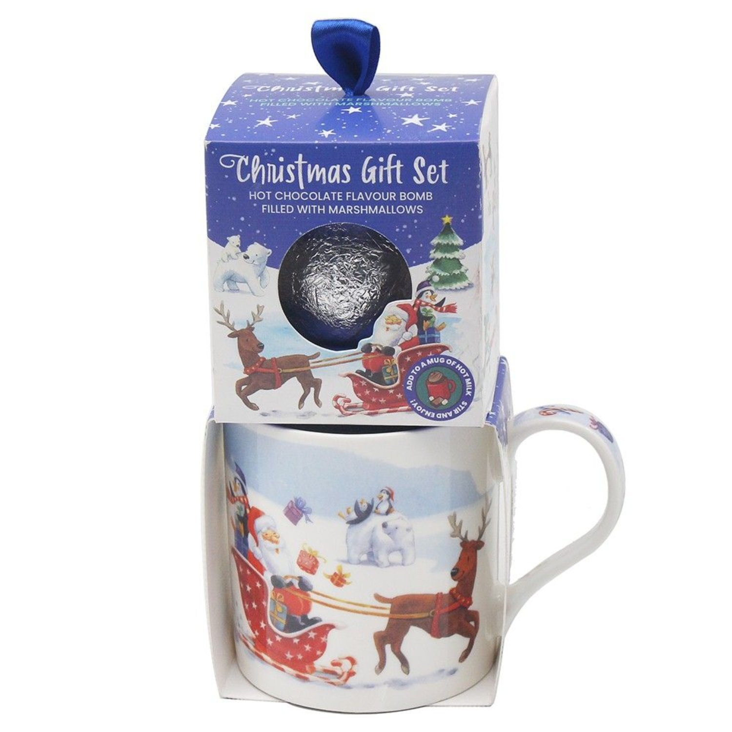  - Winter Wonderland Mug & Chocolate BombMulticolour - Image 3