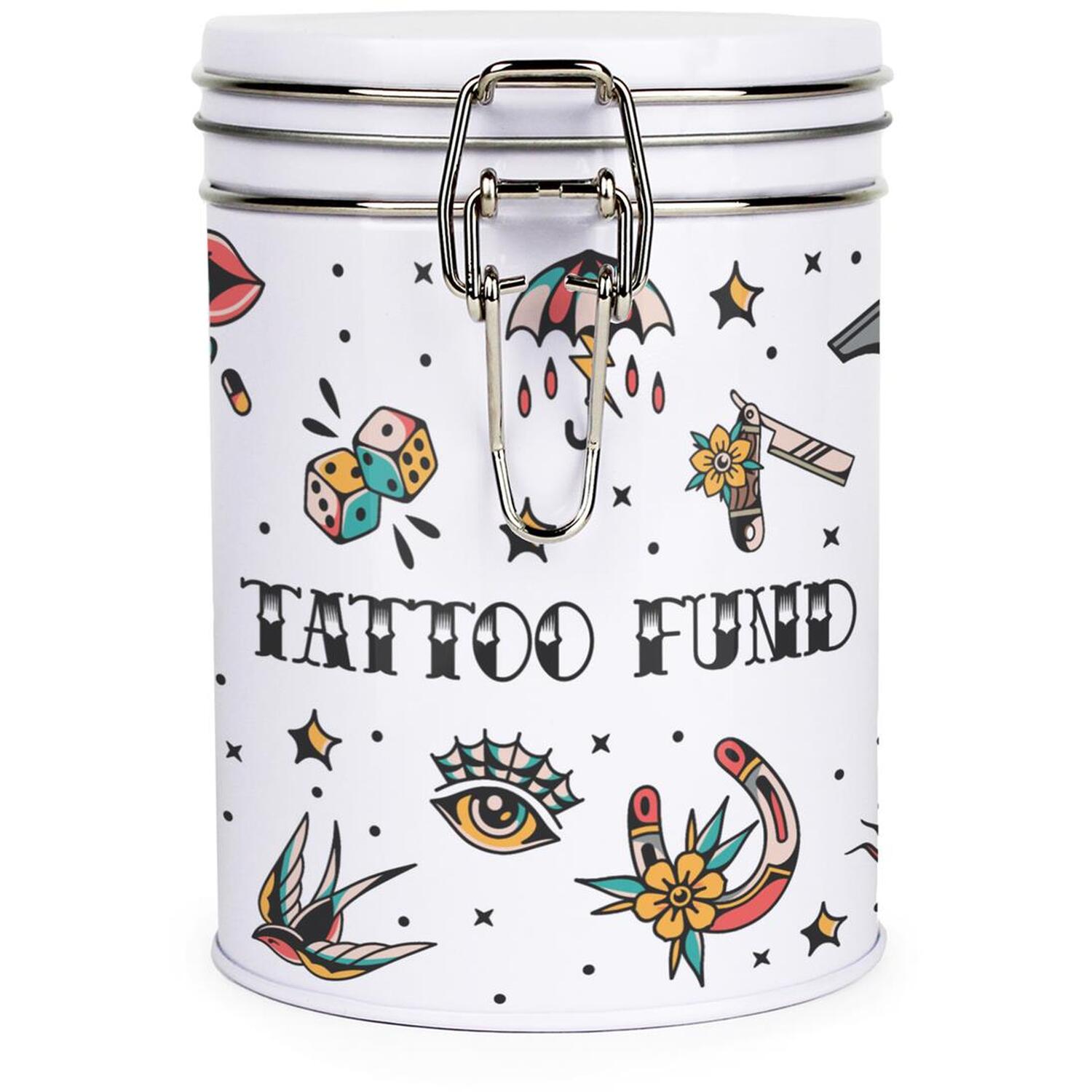 Purely Home Tattoo Fund Clip-Lid Money Savings Tin - Image 2