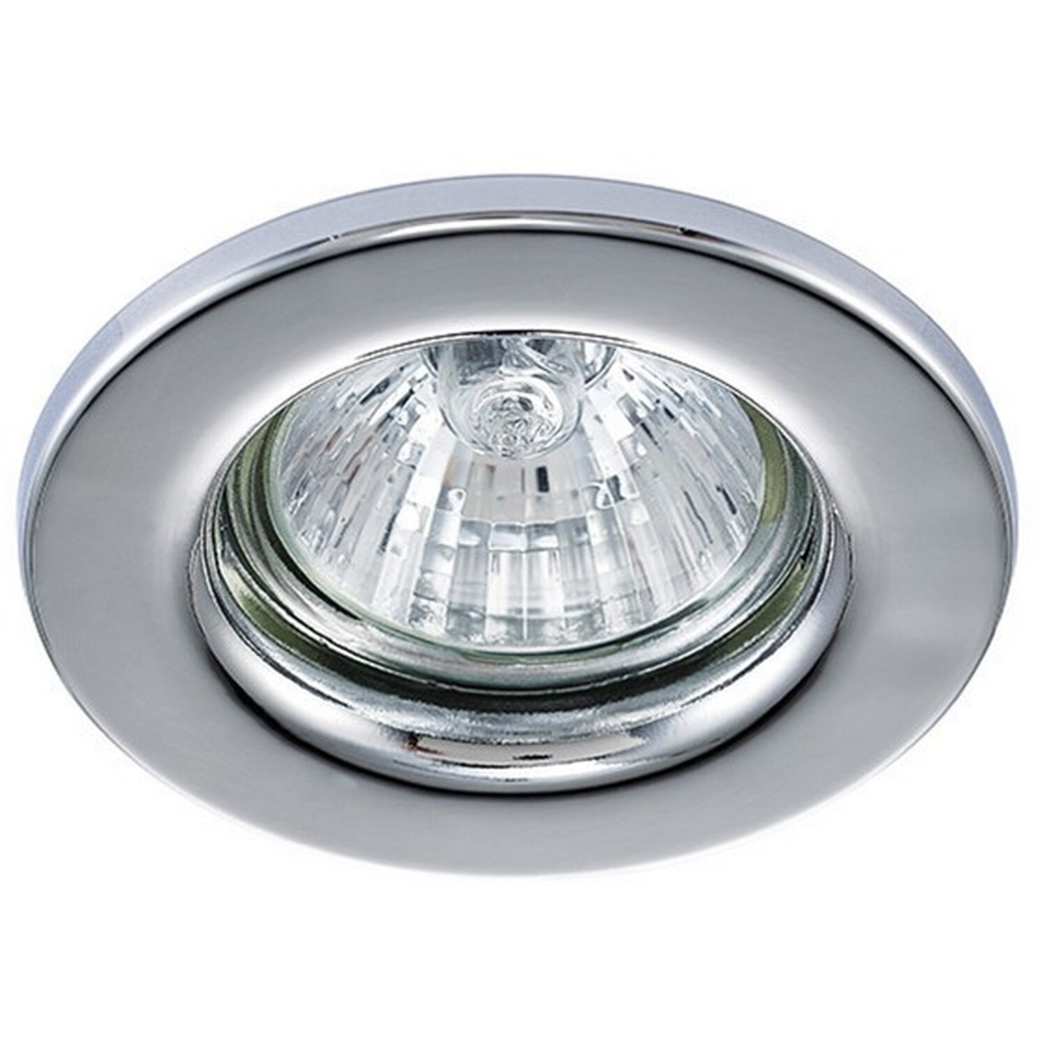 Hudson GU10 Fixed Recessed Downlight Polished Chrome (Bulb Not Included) - Polished Chrome