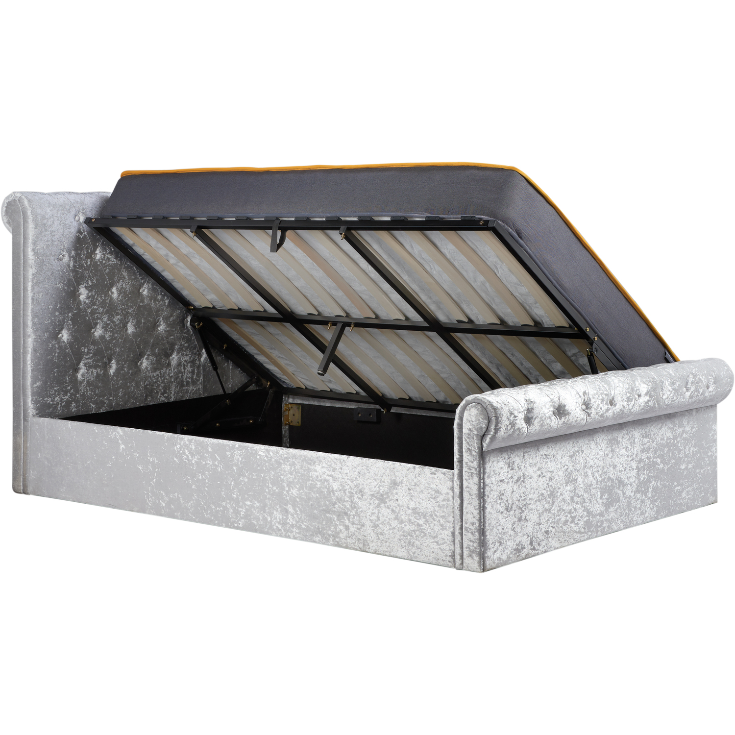 Birlea Sienna Ottoman Bed - Grey King