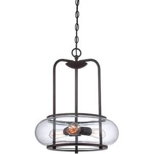 Trilogy 3 Light Ceiling Pendant Old Bronze, E27