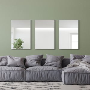 3 x Bevelled Venetian Panel Effect Mirrors