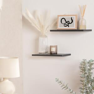 2 Pack Wooden Floating Shelves