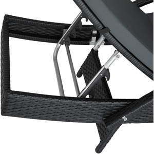 Aluminum Rattan Sun Lounger