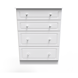 Crystal Ready Assembled 4 Drawer Deep Chest