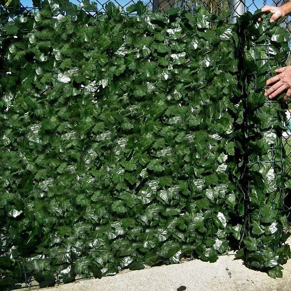 Best Artificial 3m x 0.5m English Ivy Leaf Screening