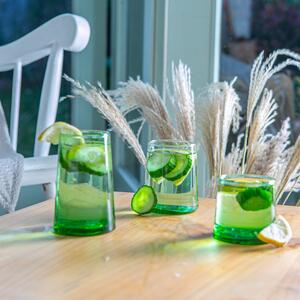 18pc Merzouga Recycled Glassware Set Highball Glasses Whisky Tumblers