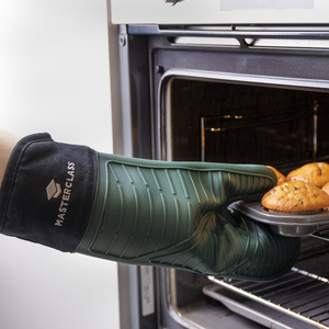 MasterClass Silicone Single Oven Glove, Green