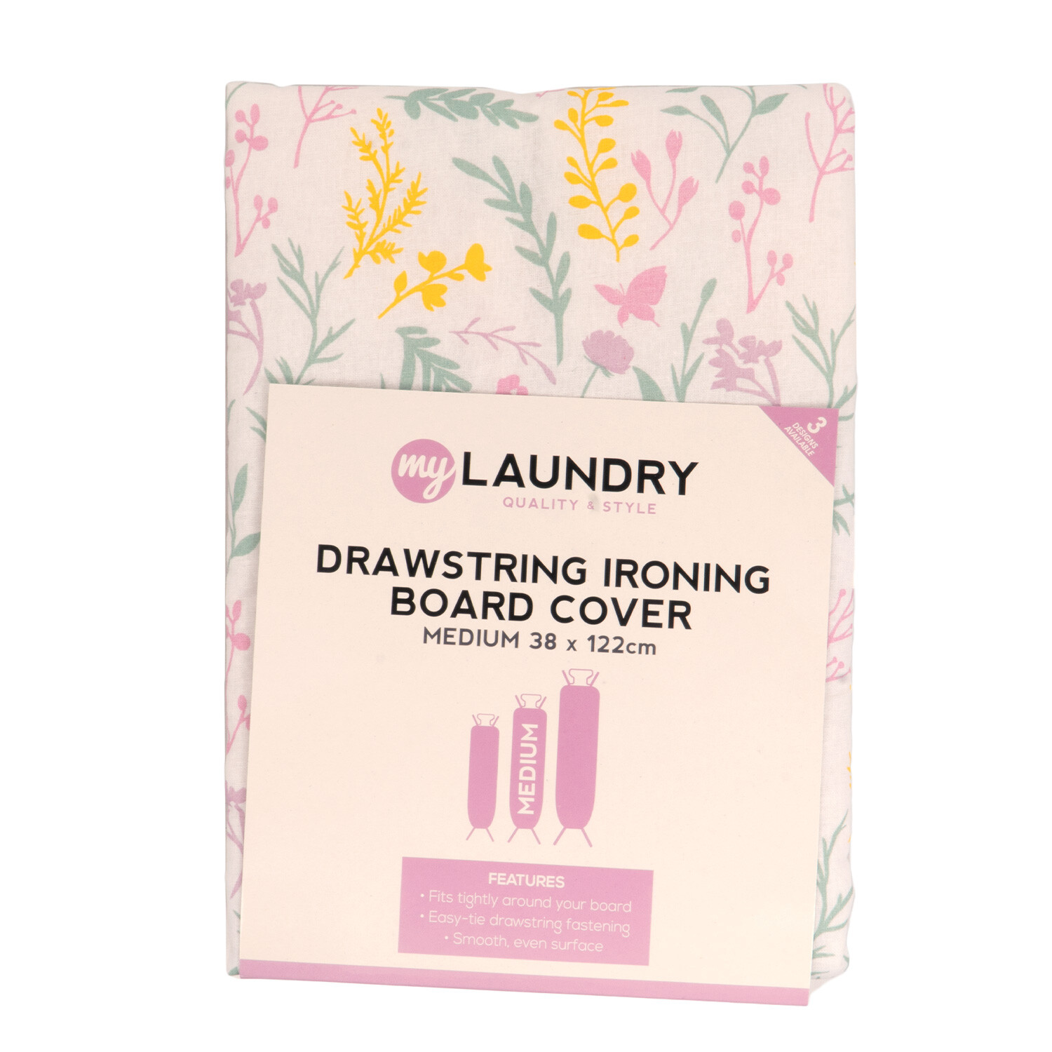 Image of Drawstring Ironing Board Cover - White