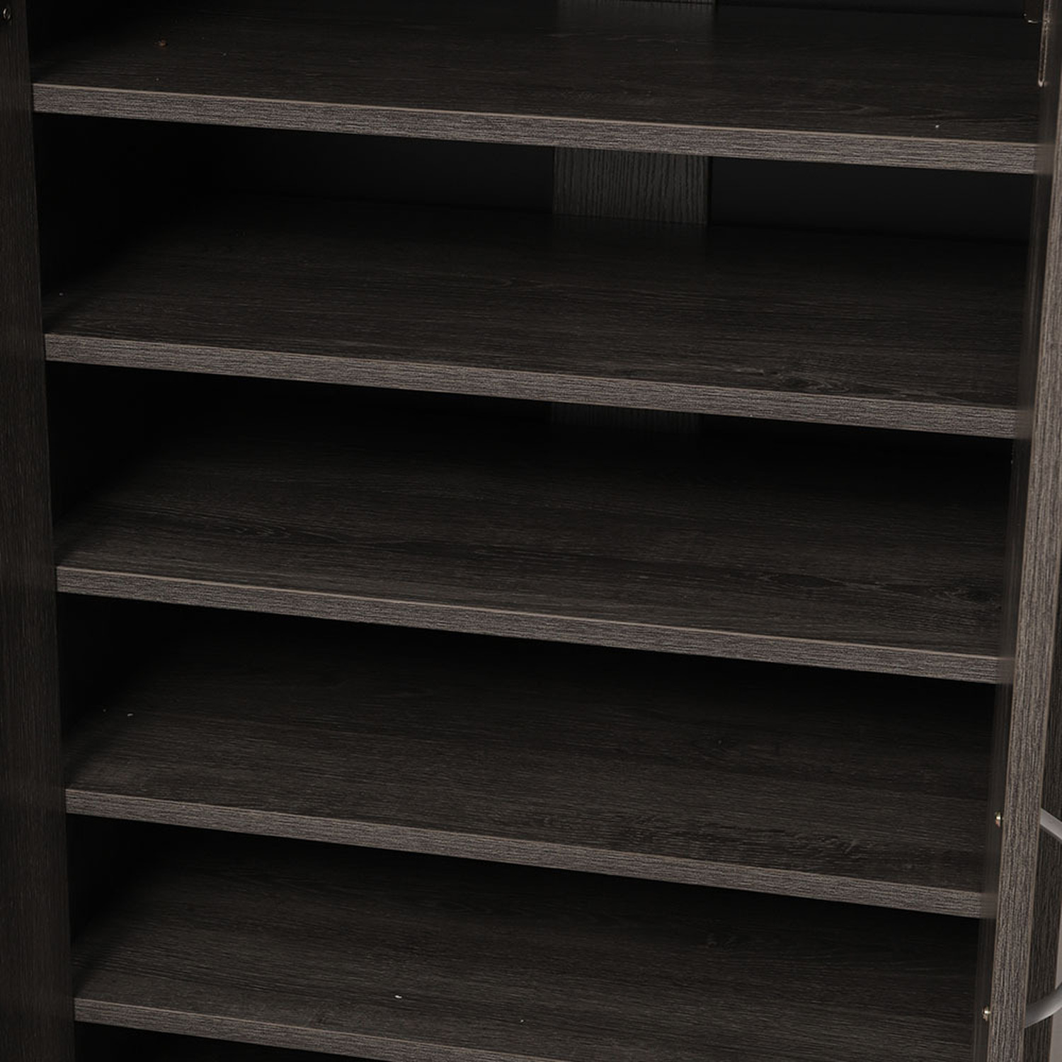 6-tier Wooden Shoe Cabinet - Grey