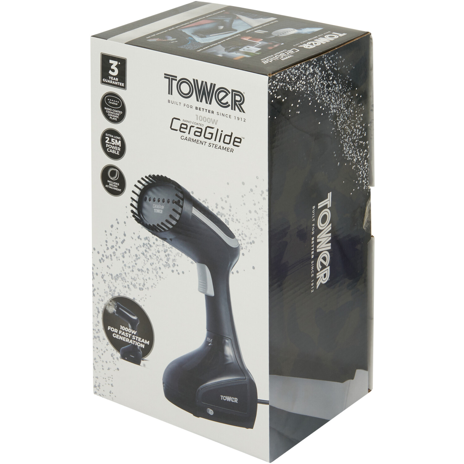 Image of Tower CeraGlide Garment Steamer 1000W