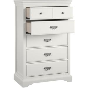 drawer dresser in white