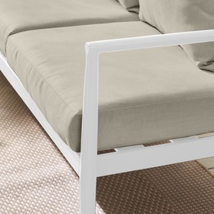 White Olive Laguna 5 Seat Aluminium Outdoor Garden Sofa Set shot 5204064